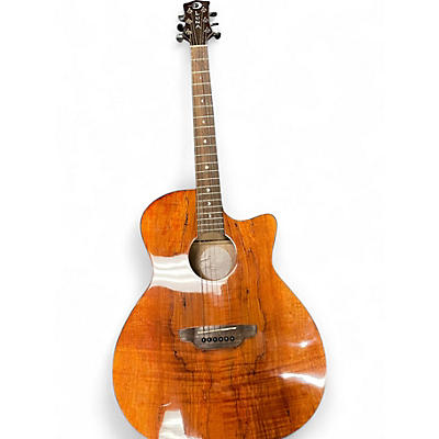 Used Luna Gypsy Spalt Acoustic Electric Maple Acoustic Electric Guitar
