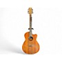 Used Luna Guitars Used Luna Gypsy Tattoo Mahogany Acoustic-Electric Grand Concert Natural Acoustic Electric Guitar Natural