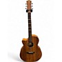 Used Luna HT KOA GCE L Natural Acoustic Electric Guitar Natural