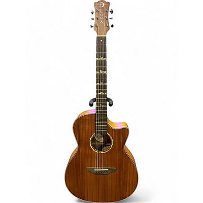 Luna Used Luna HT Koa  Natural Acoustic Electric Guitar