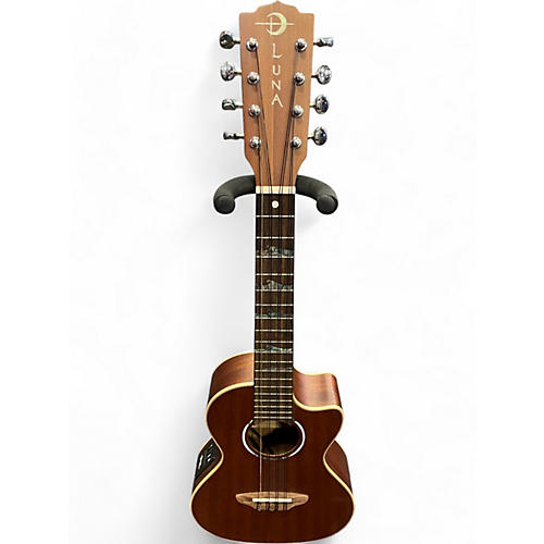 Luna Guitars Used Luna HTT TENOR Mahogany Ukulele Mahogany