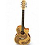 Used Luna Henna Paradise Natural Acoustic Electric Guitar Natural