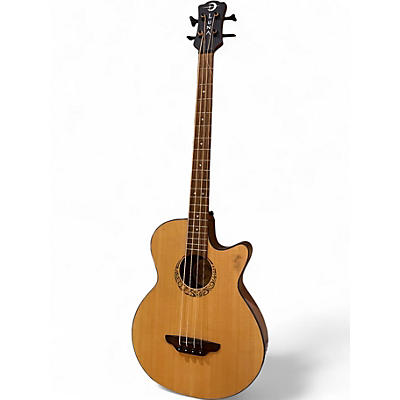 Used Luna LAB 30 TRIBAL Natural Acoustic Bass Guitar