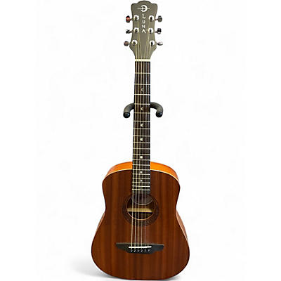 Used Luna Muse Safari 3/4 Mahogany Acoustic Guitar