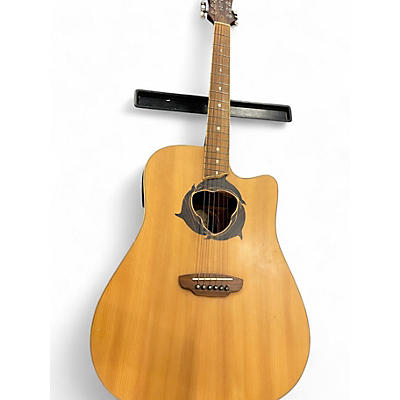 Used Luna OCL DPN Natural Acoustic Electric Guitar