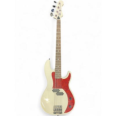 Used Luna Paz Lenchantin Signature Alpine White Electric Bass Guitar