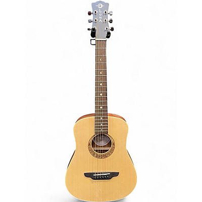 Used Luna SAFARI MUSE 3/4 SIZE Natural Acoustic Guitar