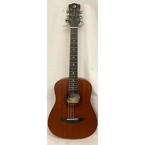 Luna Guitars Used Luna SAFARI Mahogany Acoustic Guitar Mahogany