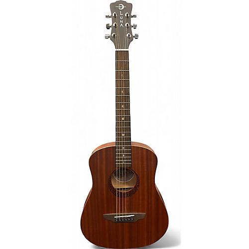 Luna Guitars Used Luna Safari Mahogany 3/4 Mahogany Acoustic Guitar Mahogany