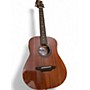 Used Luna Safari Tattoo 3/4 Size Brown Acoustic Guitar Brown