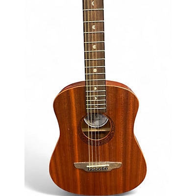 Used Luna Safari Tattoo 3/4 Size Mahogany Acoustic Guitar
