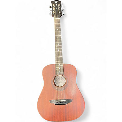 Used Luna Safari Tattoo 3/4 Size Mahogany Acoustic Guitar