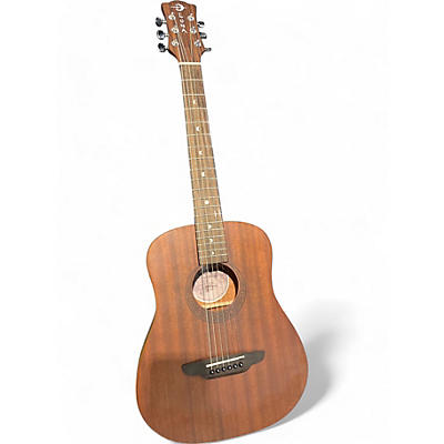 Luna Used Luna Safari Tattoo 3/4 Size Natural Acoustic Guitar