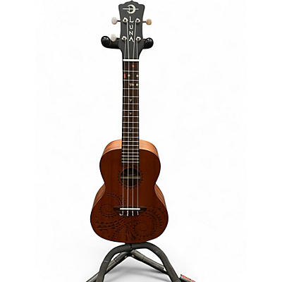 Used Luna Tatoo Ukulele Mahogany Ukulele
