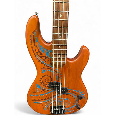 Used Luna Tattoo Long Scale Bass Tattoo Electric Bass Guitar