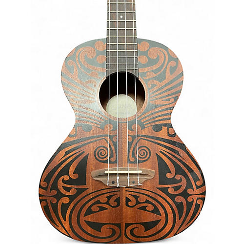 Used Luna Tribal Tenor Mahogany Ukulele Mahogany