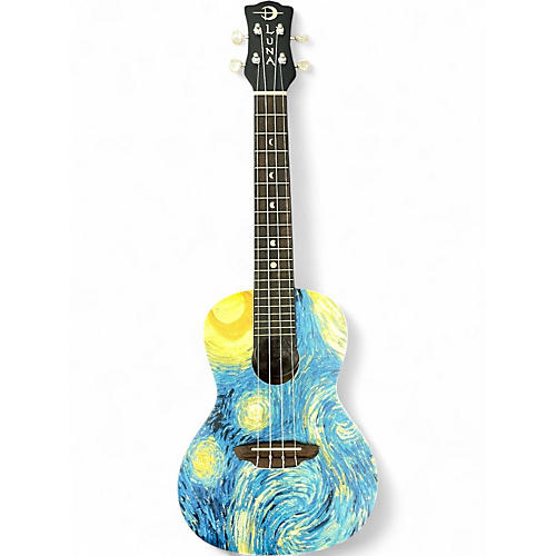 Used Luna UKE STR C Ocean Turquoise Ukulele Ocean Turquoise
