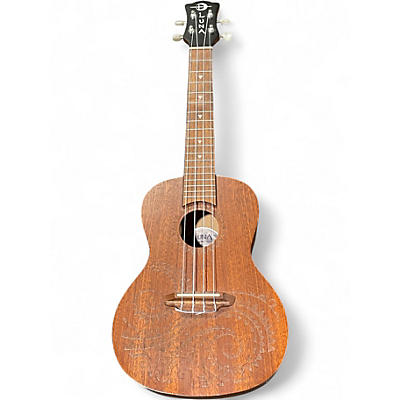 Used Luna UKE TC MAH Brown Ukulele