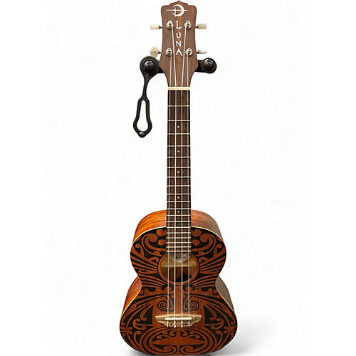 Used Luna UKE TRIBAL TENOR Mahogany Ukulele Mahogany