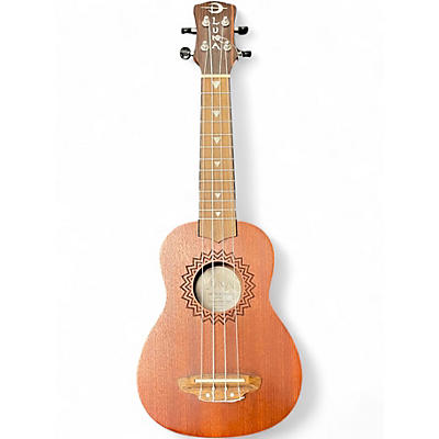 Used Luna UKE VM SOPRANO Brown Ukulele