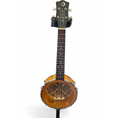 Used Luna Uke  Natural Banjolele