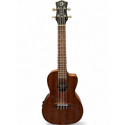 Used Luna Uke TEC MAH Mahogany Ukulele