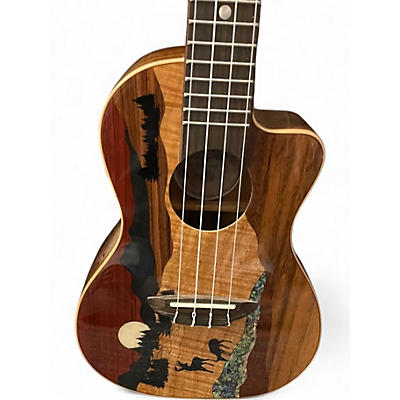 Used Luna VISTA DEER TROPICAL Natural Ukulele