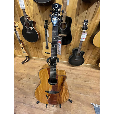 Luna Guitars Used Luna VISTA EAGLE 3 TONE Acoustic Electric Guitar