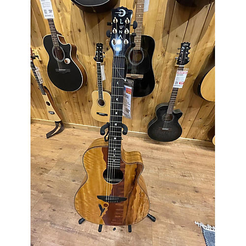 Luna Guitars Used Luna VISTA EAGLE 3 TONE Acoustic Electric Guitar 3 TONE