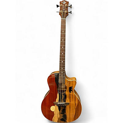 Used Luna Vista Bear Natural Acoustic Bass Guitar