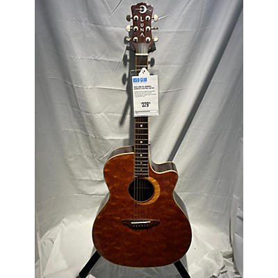 Luna Guitars Used Luna WL-BUBINGA Acoustic Electric Guitar