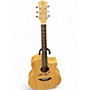 Used Luna WOODLAND BAMBOO Natural Acoustic Electric Guitar Natural