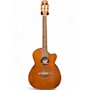 Used Luna WOODLAND CEDAR NATURAL Classical Acoustic Electric Guitar NATURAL