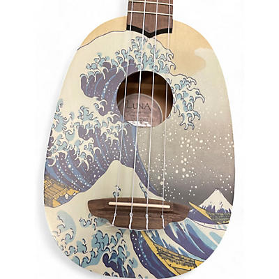 Luna Used Luna pineapple great wave Ukulele