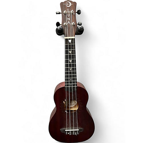 Luna Guitars Used Luna uke vms rds red mahagony Ukulele red mahagony