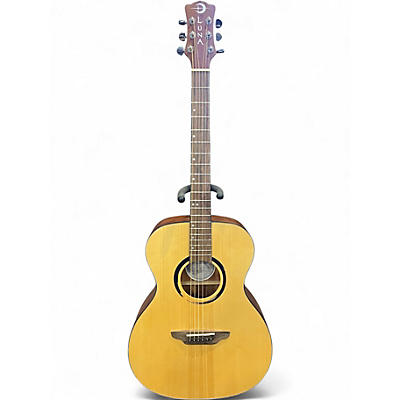 Used Luna wabi e folk Natural Acoustic Electric Guitar