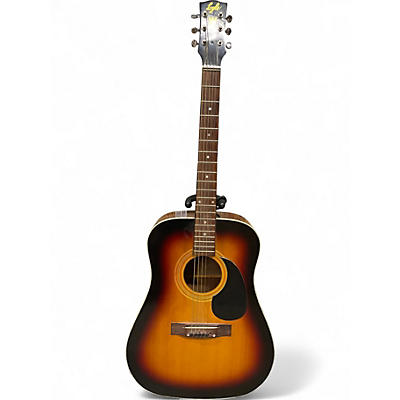 Used Lyle 601S 2 Color Sunburst Acoustic Guitar
