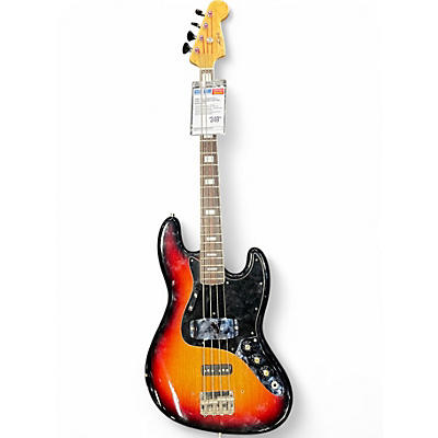 Used Lyle DOUBLE CUT J STYLE  Sunburst Electric Bass Guitar