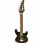 Used Lyon By Washburn LE2B Black Solid Body Electric Guitar Black