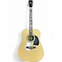 Used Lyon By Washburn LG22 DREADNAUGHT Natural Acoustic Guitar Natural