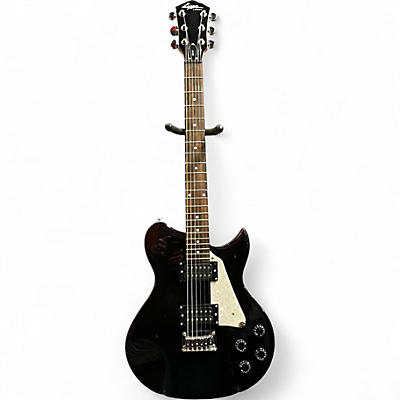 Used Lyon By Washburn LI15 Black Solid Body Electric Guitar
