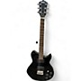Used Lyon By Washburn LI15 Black Solid Body Electric Guitar Black