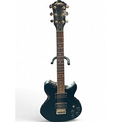 Used Lyon By Washburn LI15 black Solid Body Electric Guitar