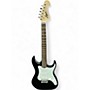 Used Lyon By Washburn STRATOCASTER Black Solid Body Electric Guitar Black