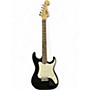 Used Lyon By Washburn STRATOCASTER Black Solid Body Electric Guitar Black