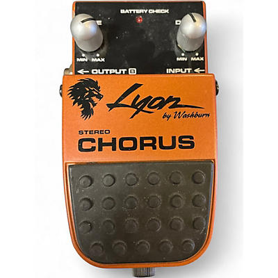 Used Lyon By Washburn Stereo Chorus Effect Pedal