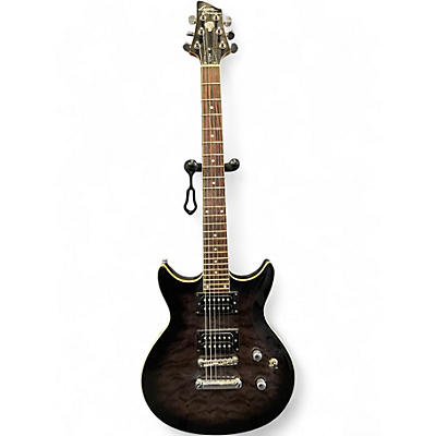 Used Lyon LCT24 Transparent Grey Solid Body Electric Guitar