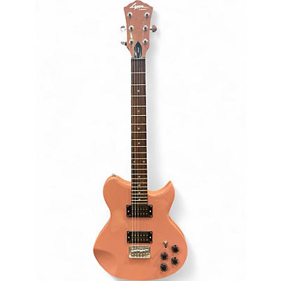 Used Lyon li165 Pink Solid Body Electric Guitar