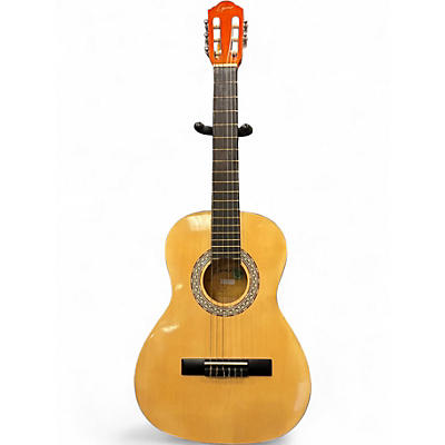 Used Lyons AC964N34 Natural Classical Acoustic Guitar