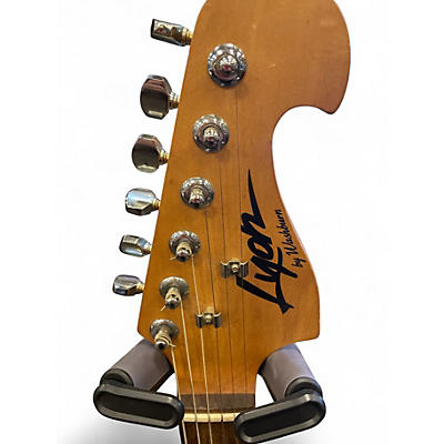 Used Lyons Strat Style Black Solid Body Electric Guitar